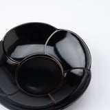 Plum Blossom Echizen Lacquerware Teacup Coaster Set - MUSUBI KILN - Quality Japanese Tableware and Gift