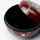 Plum Branch Maki - e Yamanaka Lacquerware Candy Box - MUSUBI KILN - Quality Japanese Tableware and Gift