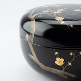 Plum Branch Maki - e Yamanaka Lacquerware Candy Box - MUSUBI KILN - Quality Japanese Tableware and Gift