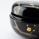 Plum Branch Maki - e Yamanaka Lacquerware Candy Box - MUSUBI KILN - Quality Japanese Tableware and Gift