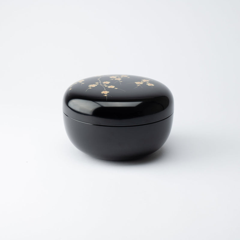 Plum Branch Maki - e Yamanaka Lacquerware Candy Box - MUSUBI KILN - Quality Japanese Tableware and Gift