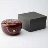 Plum Branch Maki - e Yamanaka Lacquerware Candy Box - MUSUBI KILN - Quality Japanese Tableware and Gift