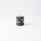 Plum Maki - e Yamanaka Lacquerware Small Three Tiered Box - MUSUBI KILN - Quality Japanese Tableware and Gift