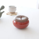 Persimmon Yamanaka Lacquerware Candy Box