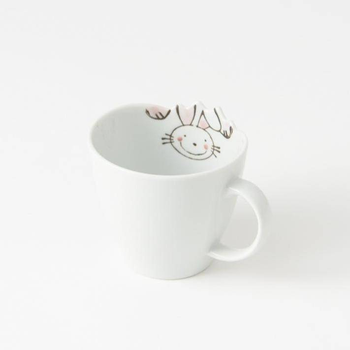 Rabbit Hasami Wave Mug - MUSUBI KILN - Quality Japanese Tableware and Gift