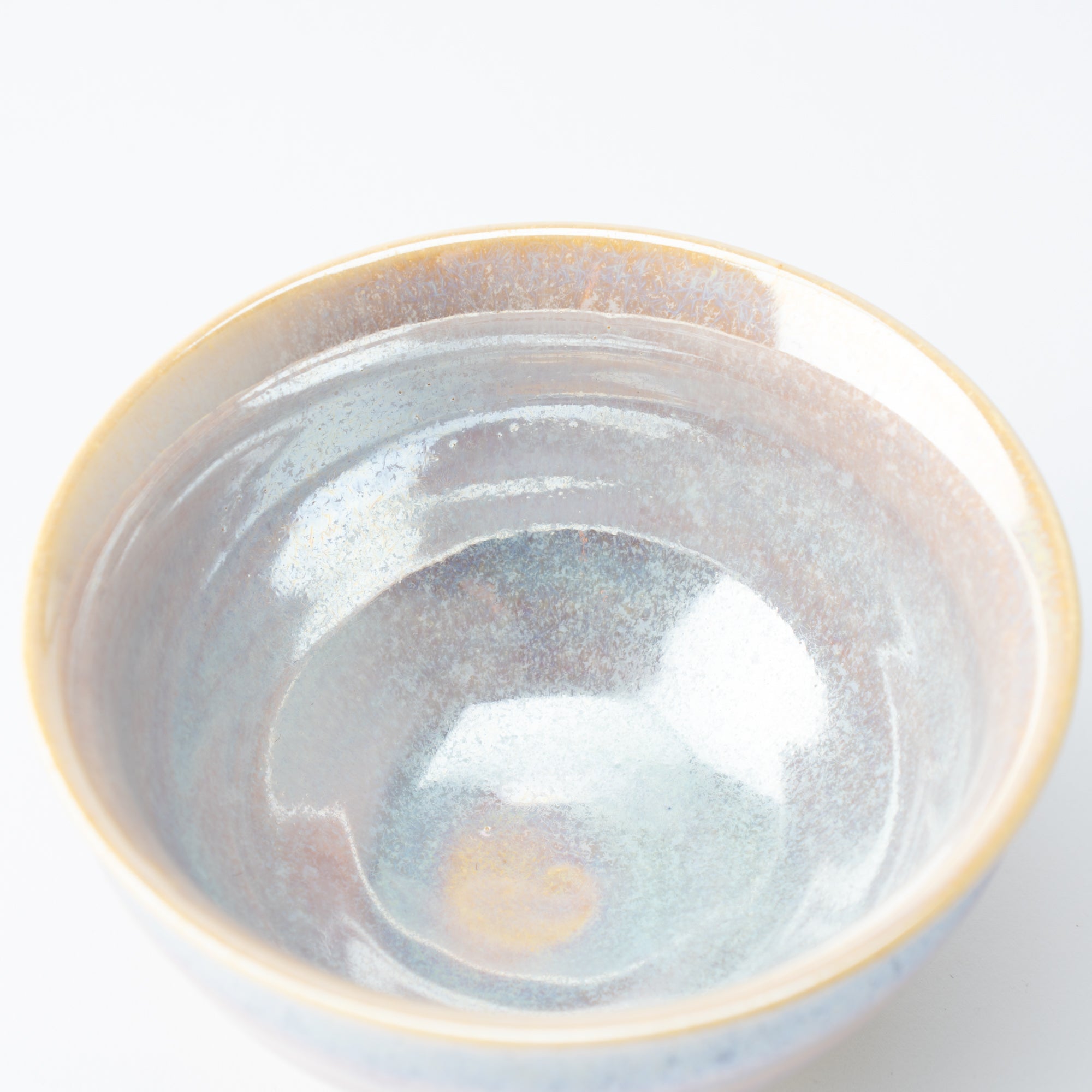 Rainbow White Mino Ware Japanese Teacup - MUSUBI KILN - Quality Japanese Tableware and Gift