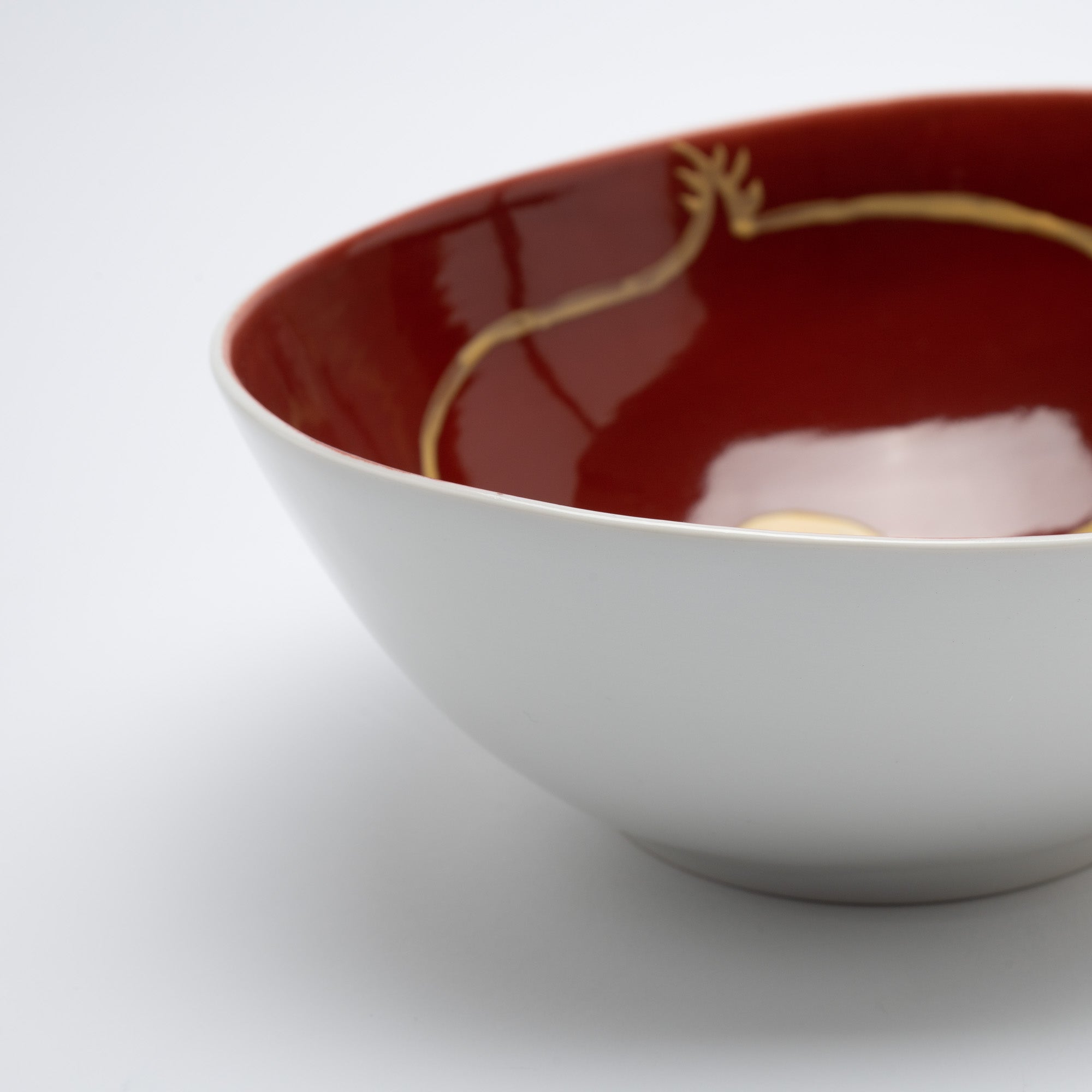 Red Turnip Kutani Bowl - MUSUBI KILN - Quality Japanese Tableware and Gift