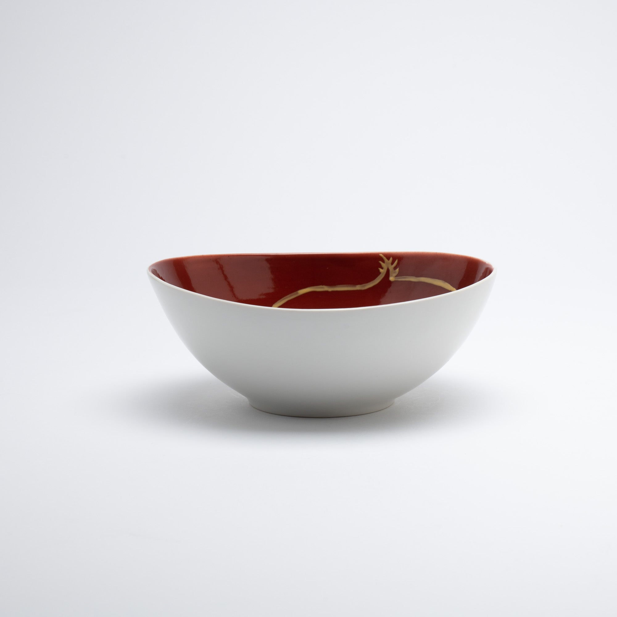 Red Turnip Kutani Bowl - MUSUBI KILN - Quality Japanese Tableware and Gift