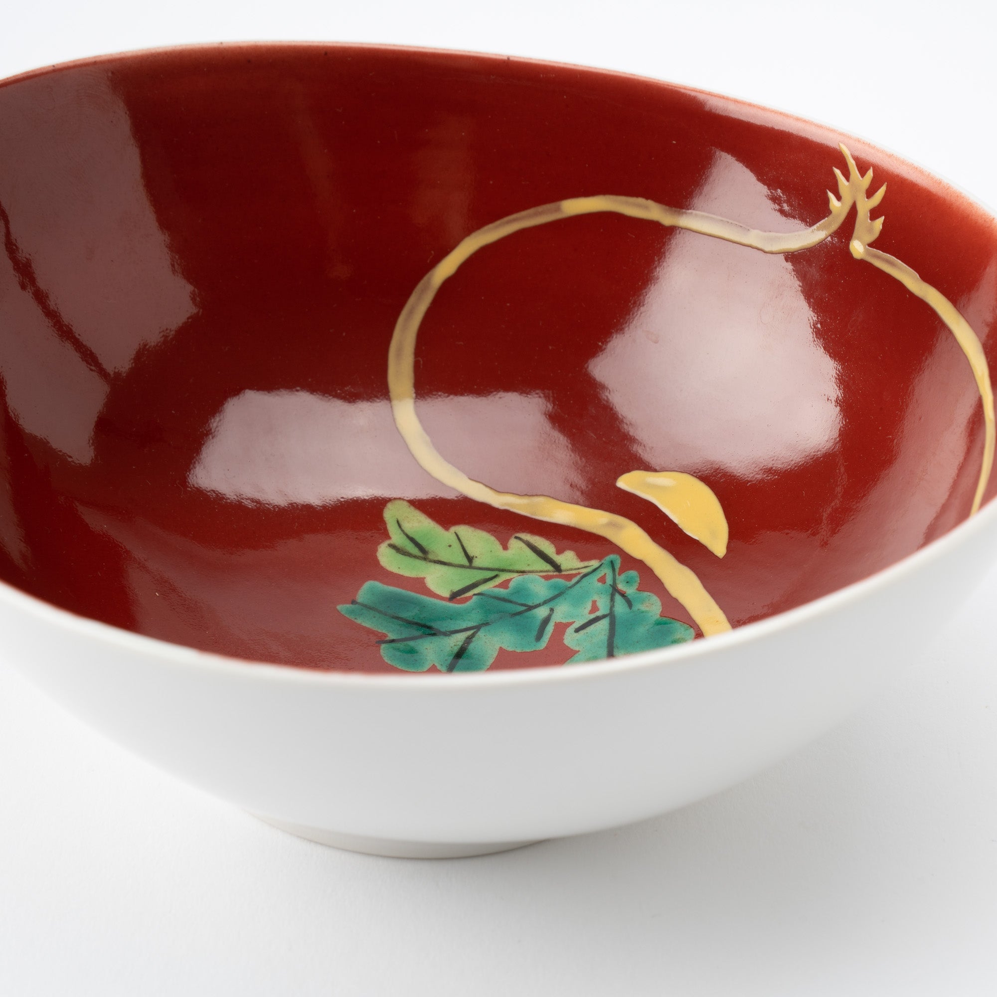 Red Turnip Kutani Bowl - MUSUBI KILN - Quality Japanese Tableware and Gift