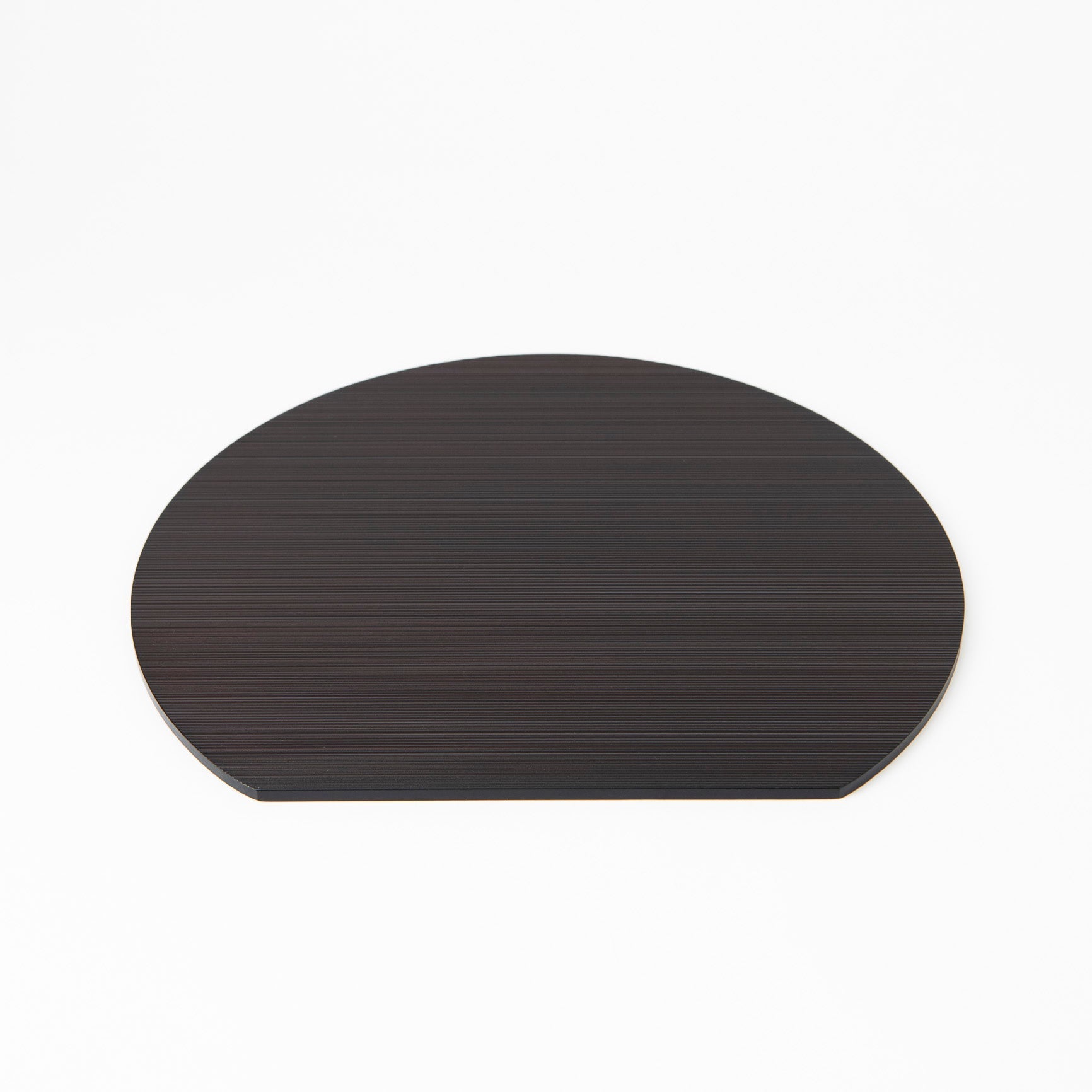 Reversible Half Moon Hegi - me Yamanaka Lacquerware Placemat - MUSUBI KILN - Quality Japanese Tableware and Gift