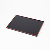 Reversible Rectangle Sen - biki Yamanaka Lacquerware Placemat - MUSUBI KILN - Quality Japanese Tableware and Gift