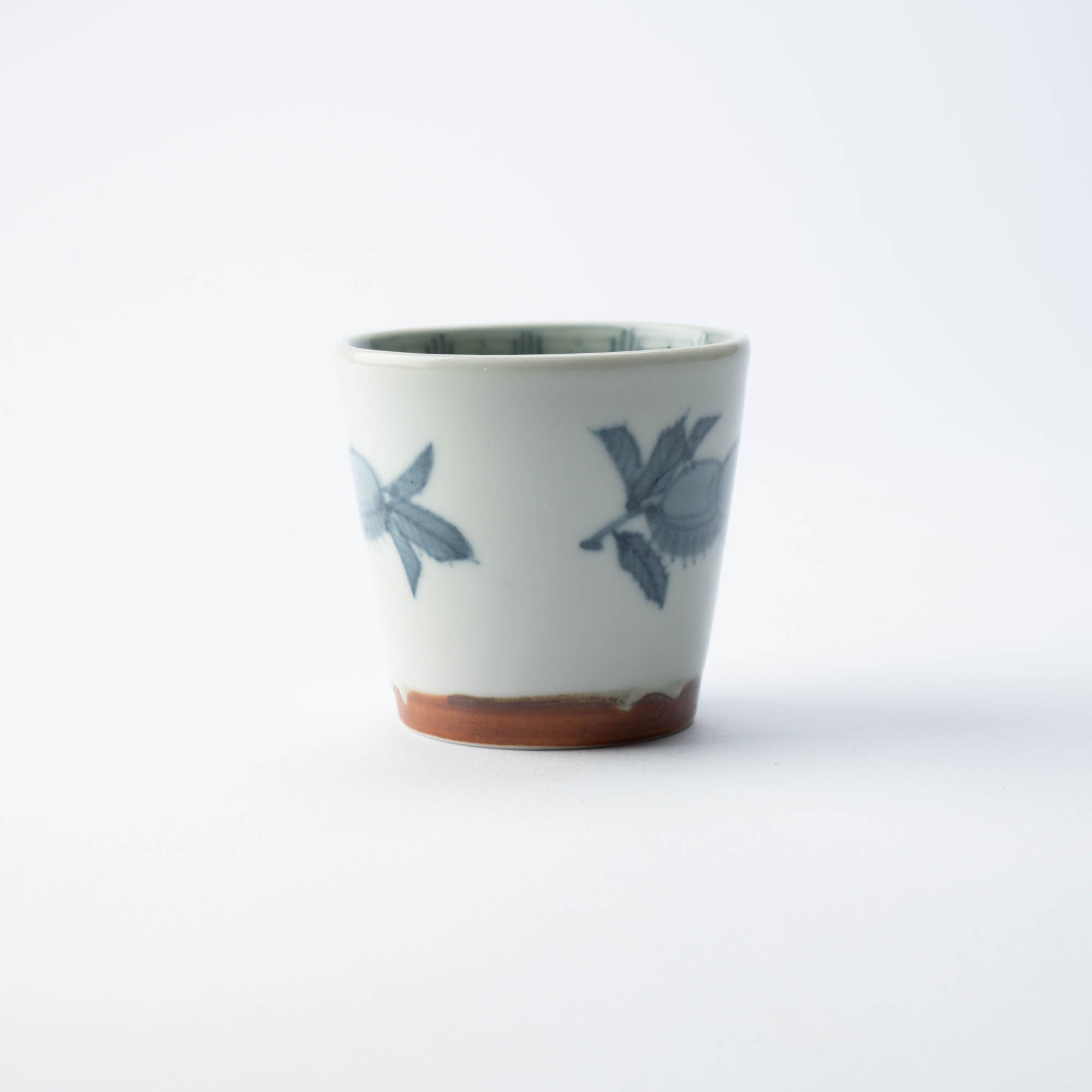 Ri Sanpei Chestnut Arita Guinomi Sake Cup - MUSUBI KILN - Quality Japanese Tableware and Gift