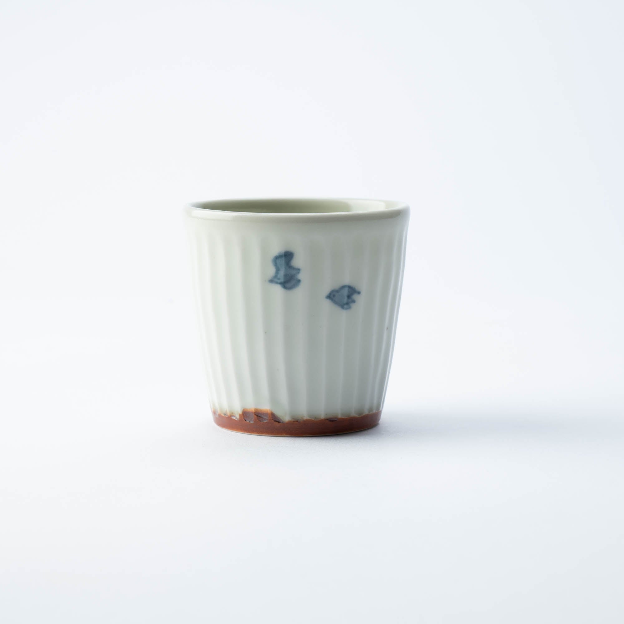 Ri Sanpei Chidori Arita Guinomi Sake Cup - MUSUBI KILN - Quality Japanese Tableware and Gift