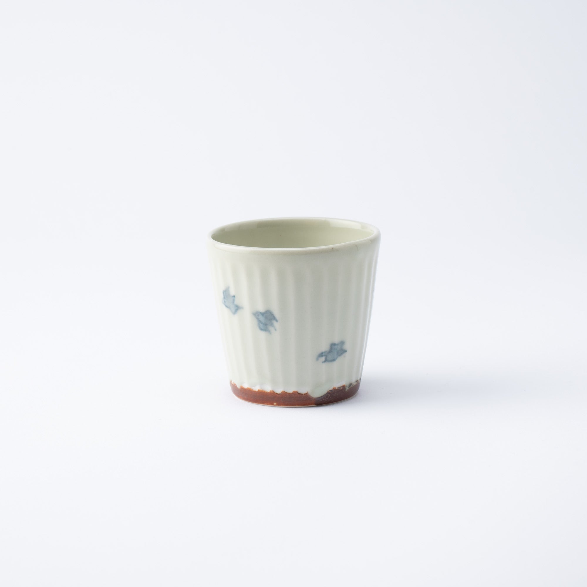 Ri Sanpei Chidori Arita Guinomi Sake Cup - MUSUBI KILN - Quality Japanese Tableware and Gift