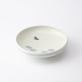 Ri Sanpei Chrysanthemum And Butterfly Arita Bowl - MUSUBI KILN - Quality Japanese Tableware and Gift