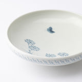 Ri Sanpei Chrysanthemum And Butterfly Arita Bowl - MUSUBI KILN - Quality Japanese Tableware and Gift