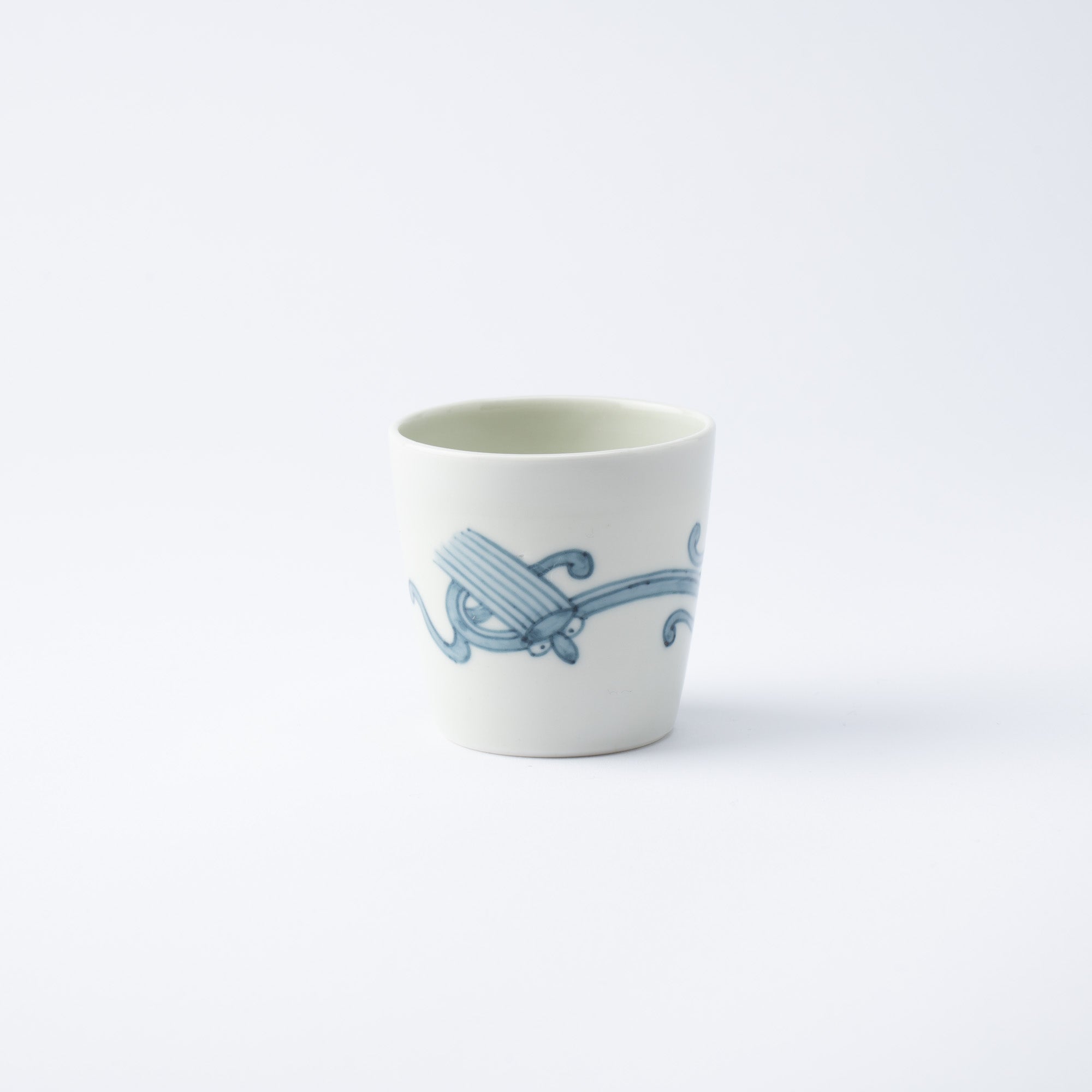 Ri Sanpei Dragon Arita Guinomi Sake Cup - MUSUBI KILN - Quality Japanese Tableware and Gift