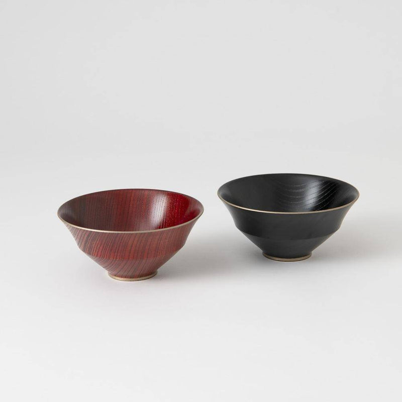 RIN Yamanaka Lacquerware Japanese Rice Bowl - MUSUBI KILN - Quality Japanese Tableware and Gift