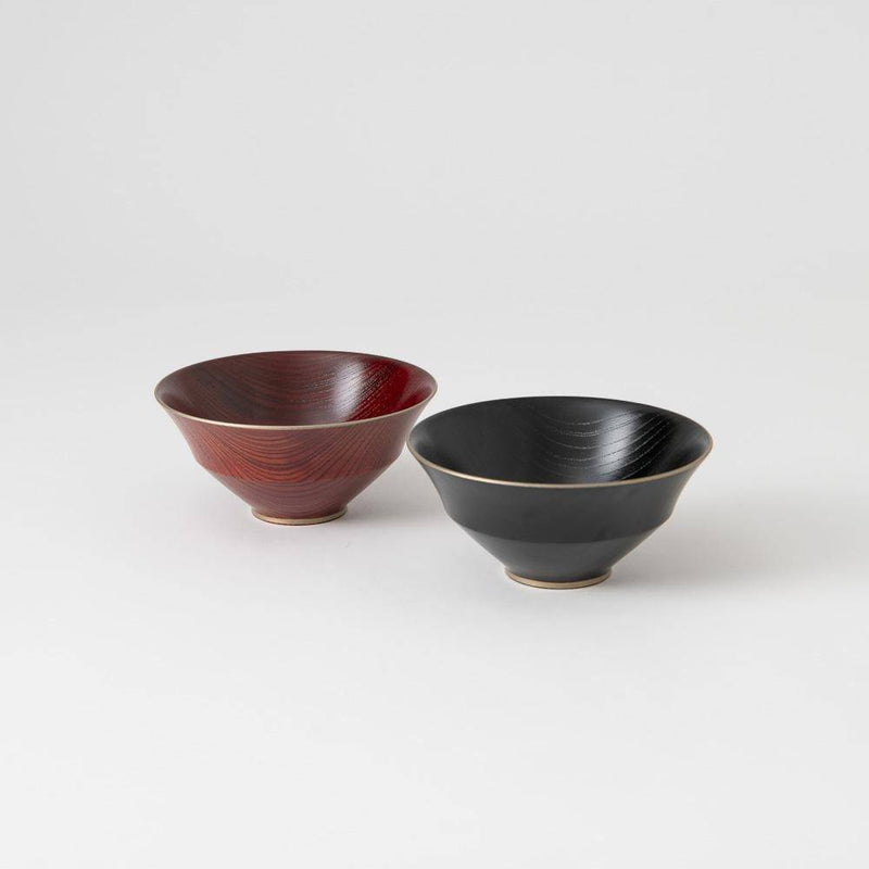 RIN Yamanaka Lacquerware Japanese Rice Bowl - MUSUBI KILN - Quality Japanese Tableware and Gift