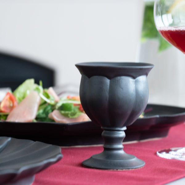 RINKA Usuki Goblet Glass - MUSUBI KILN - Quality Japanese Tableware and Gift