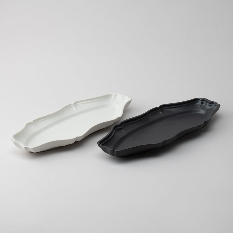 RINKA Usuki Oval Long Plate - MUSUBI KILN - Quality Japanese Tableware and Gift