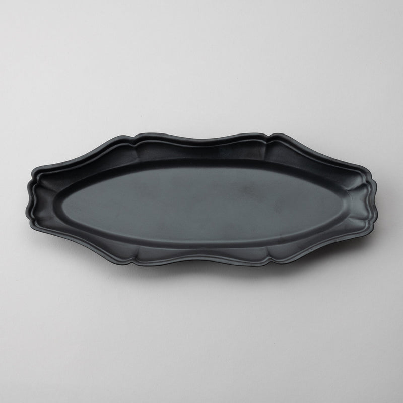 RINKA Usuki Oval Long Plate - MUSUBI KILN - Quality Japanese Tableware and Gift