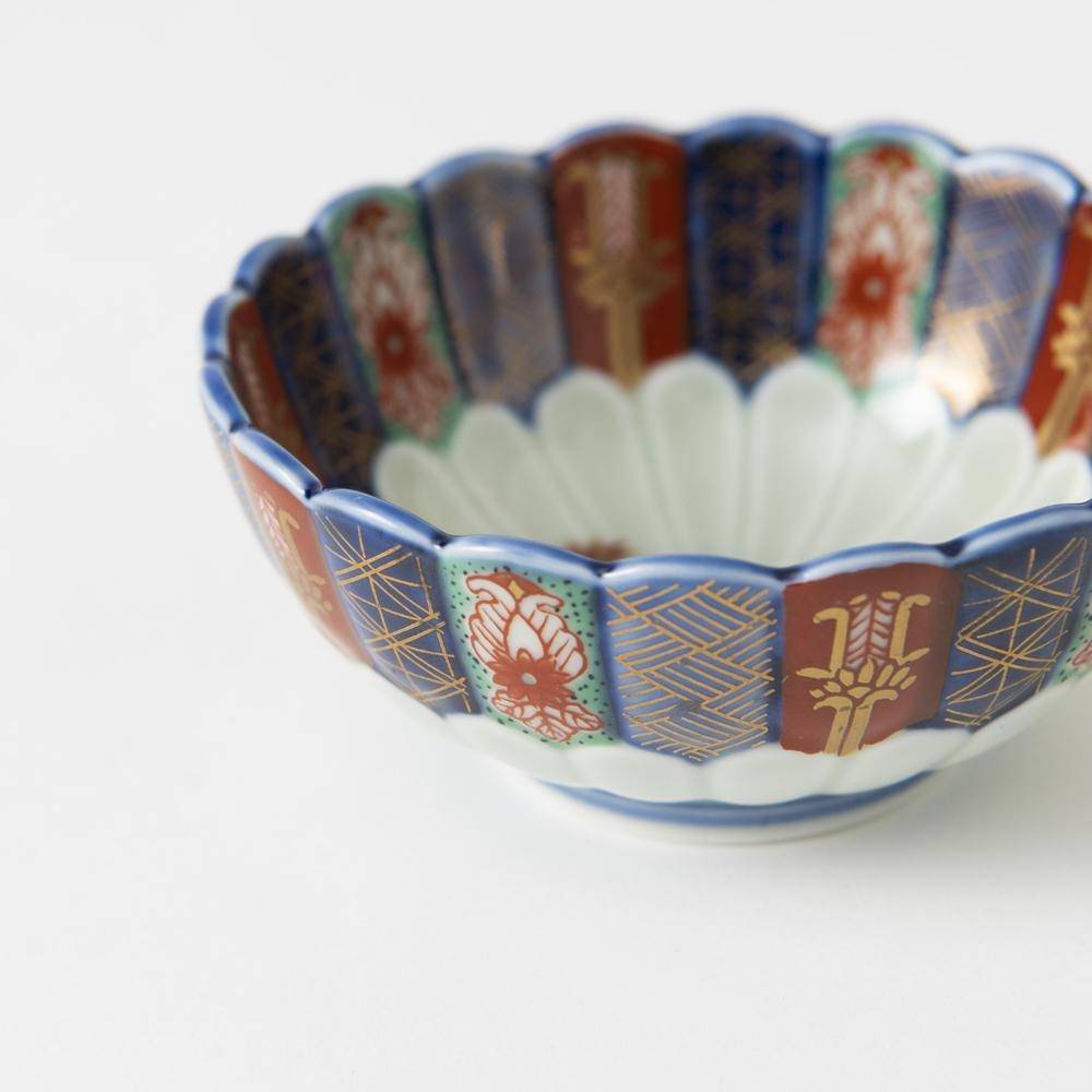 Rinkuro Kiln Old Imari Story Kozuke Imari Kobachi Bowl Set - MUSUBI KILN - Quality Japanese Tableware and Gift