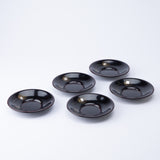 Ritsuzan Tomita Flower Echizen Lacquerware Teacup Coaster Set - MUSUBI KILN - Quality Japanese Tableware and Gift