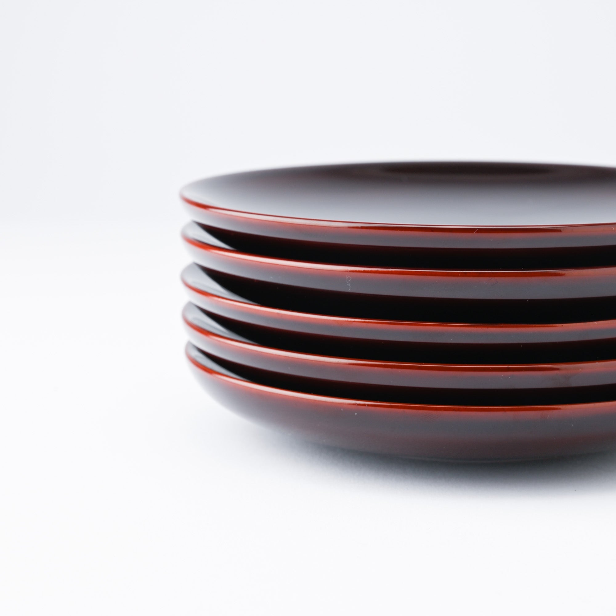 Ritsuzan Tomita Pine Echizen Lacquerware Side Plate Set - MUSUBI KILN - Quality Japanese Tableware and Gift