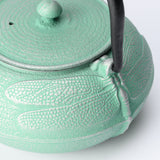 Roji Associates Mint Green Dragonfly Nambu Ironware Cast Iron Teapot - MUSUBI KILN - Quality Japanese Tableware and Gift