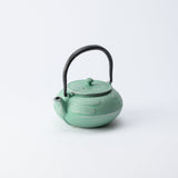 Roji Associates Mint Green Dragonfly Nambu Ironware Cast Iron Teapot - MUSUBI KILN - Quality Japanese Tableware and Gift