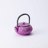 Roji Associates Purple Chrysanthemum Nambu Ironware Cast Iron Teapot - MUSUBI KILN - Quality Japanese Tableware and Gift