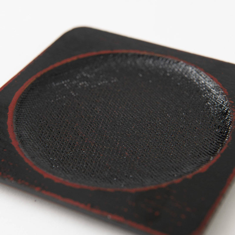 Round - cornered Yamanaka Lacquerware Coaster - MUSUBI KILN - Quality Japanese Tableware and Gift