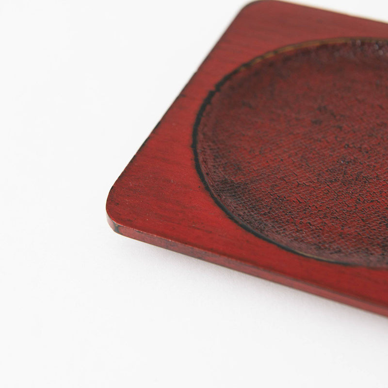 Round - cornered Yamanaka Lacquerware Coaster - MUSUBI KILN - Quality Japanese Tableware and Gift