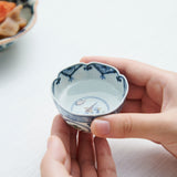 Myousen Toubou Auspicious Pattern Kutani Guinomi Sake Cup