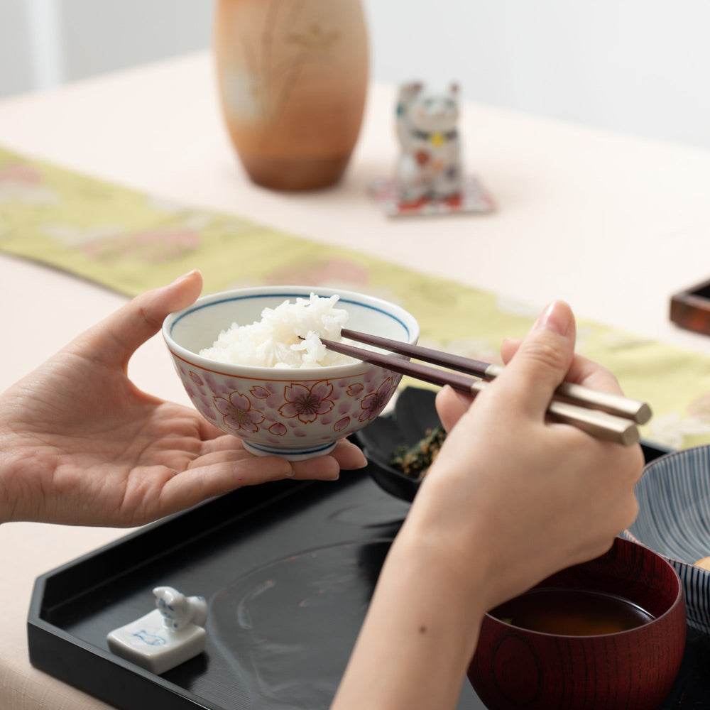 Sakura Japanese Rice Bowl Pair