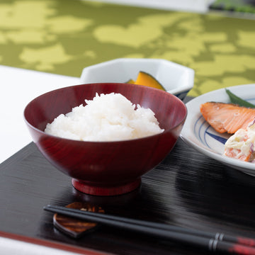 Sakura Wood Japanese Rice Bowl