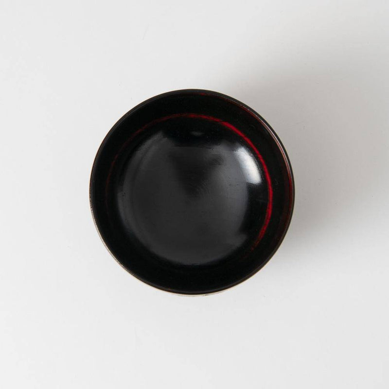 SAKURA Yamanaka Lacquerware Miso Soup Bowl - MUSUBI KILN - Quality Japanese Tableware and Gift