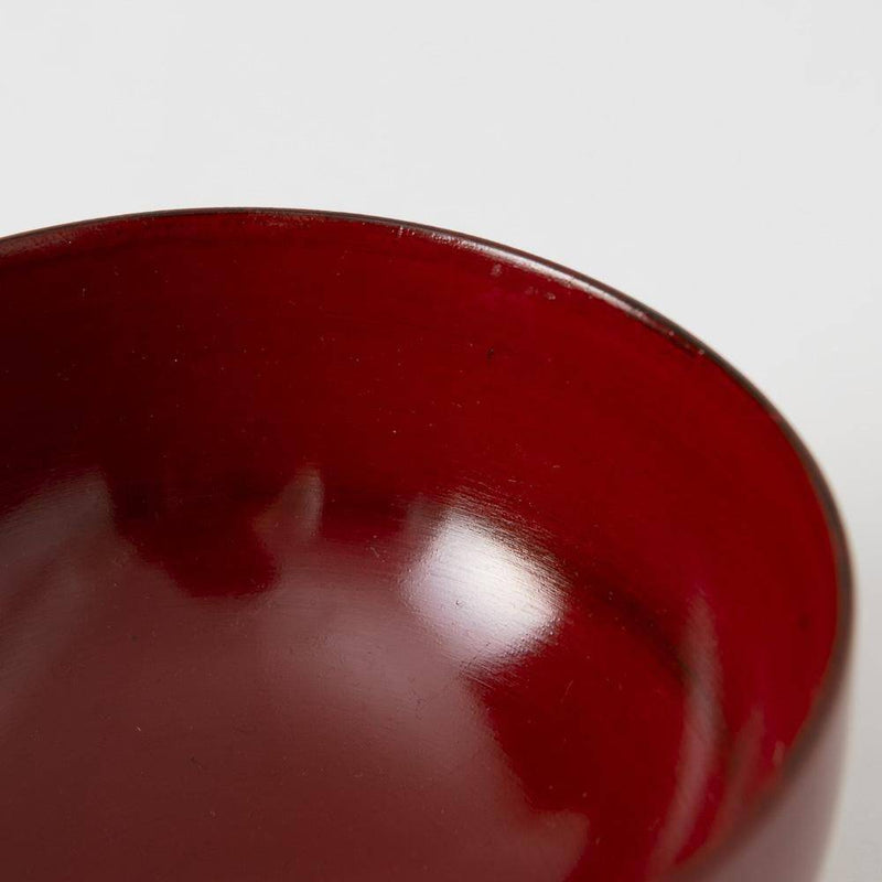 SAKURA Yamanaka Lacquerware Miso Soup Bowl - MUSUBI KILN - Quality Japanese Tableware and Gift