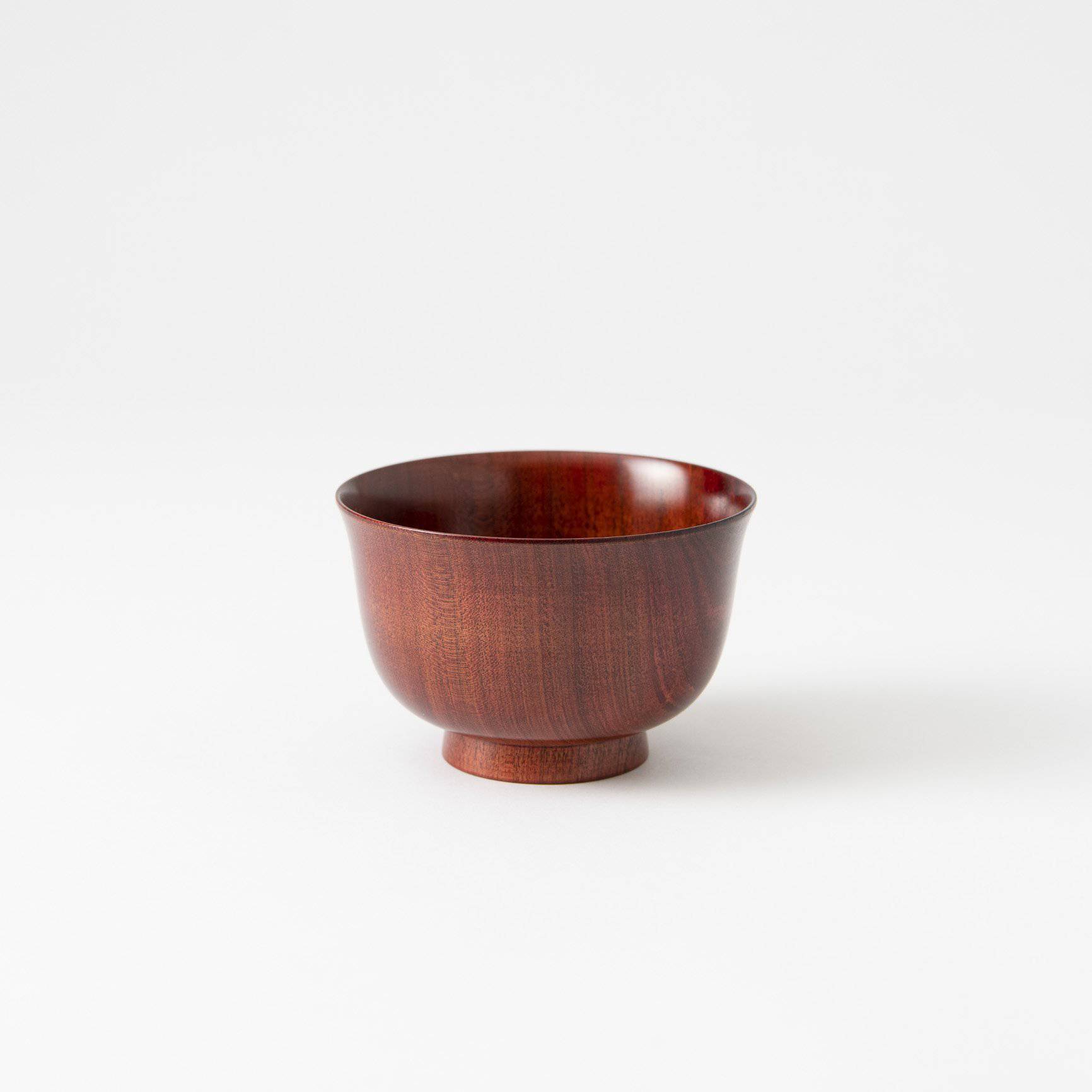 Sakura Yamanaka Lacquerware Slim Miso Soup Bowl - MUSUBI KILN - Quality Japanese Tableware and Gift