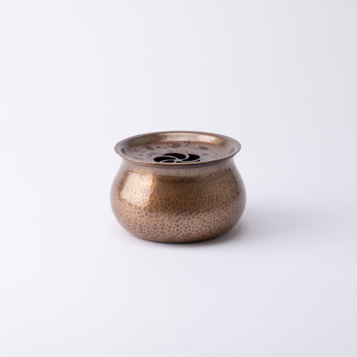Flower Accented Tea Waste Container