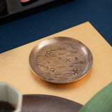 Seigado Golden Brown Coaster - MUSUBI KILN - Quality Japanese Tableware and Gift