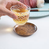 Seigado Golden Brown Coaster - MUSUBI KILN - Quality Japanese Tableware and Gift