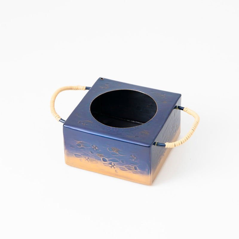 Seigado Indigo Blue Copper Sake Warmer - MUSUBI KILN - Quality Japanese Tableware and Gift