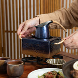 Seigado Indigo Blue Copper Sake Warmer - MUSUBI KILN - Quality Japanese Tableware and Gift