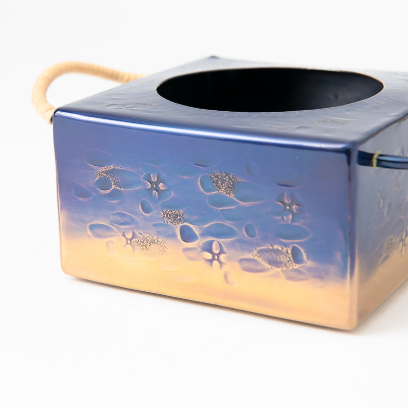 Seigado Indigo Blue Copper Sake Warmer - MUSUBI KILN - Quality Japanese Tableware and Gift