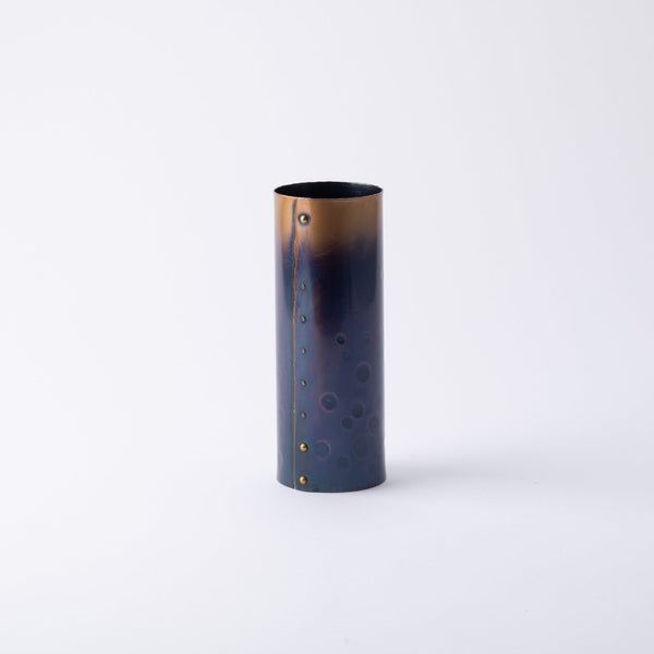 Seigado Purple Gradation Copper Single - Flower Vase - MUSUBI KILN - Quality Japanese Tableware and Gift