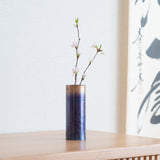 Seigado Purple Gradation Copper Single - Flower Vase - MUSUBI KILN - Quality Japanese Tableware and Gift