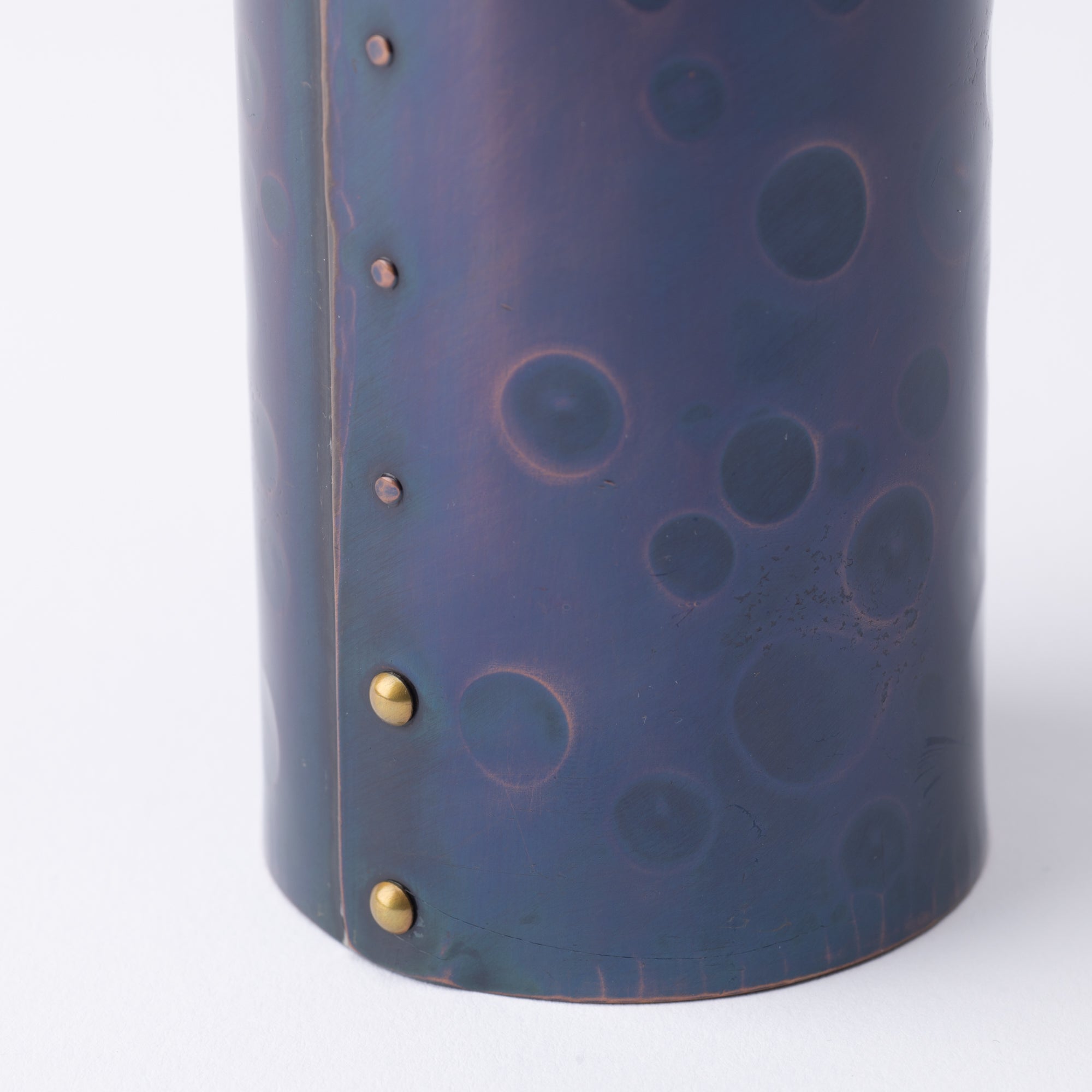 Seigado Purple Gradation Copper Single - Flower Vase - MUSUBI KILN - Quality Japanese Tableware and Gift