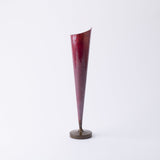 Seigado Red Copper Single - Flower Vase - MUSUBI KILN - Quality Japanese Tableware and Gift